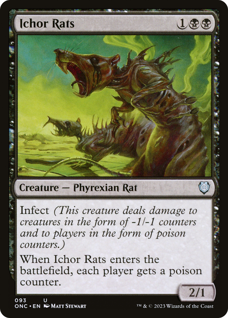 Ichor Rats [Phyrexia: All Will Be One Commander] | Gam3 Escape