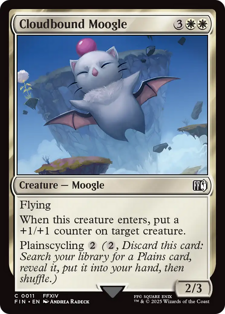 Cloudbound Moogle [FINAL FANTASY] | Gam3 Escape