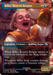 Bilbo, Retired Burglar (Borderless Alternate Art) [The Lord of the Rings: Tales of Middle-Earth] | Gam3 Escape