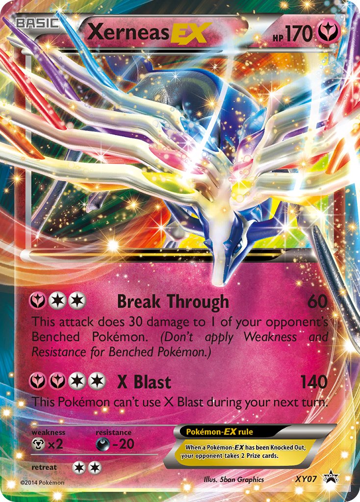 Xerneas EX (XY07) [XY: Black Star Promos] | Gam3 Escape