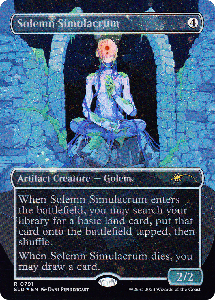 Solemn Simulacrum (1725) (Rainbow Foil) [Secret Lair Drop Series] | Gam3 Escape