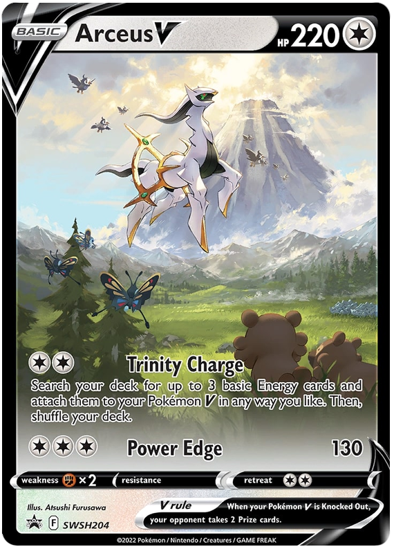 Arceus V (SWSH204) [Sword & Shield: Black Star Promos] | Gam3 Escape