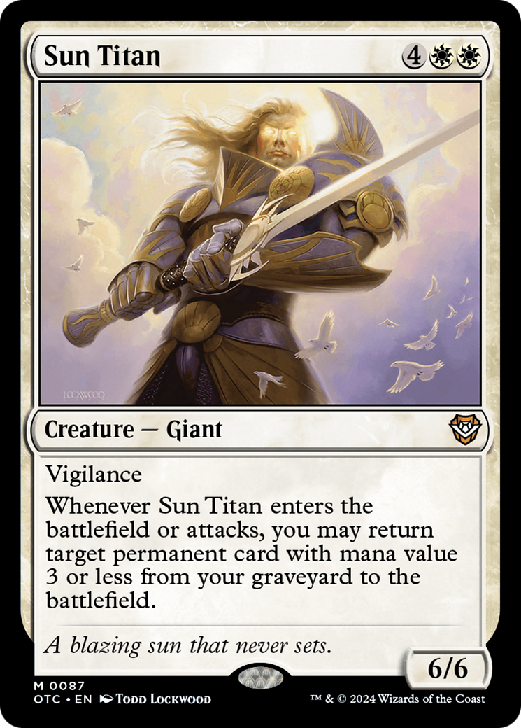 Sun Titan [Outlaws of Thunder Junction Commander] | Gam3 Escape
