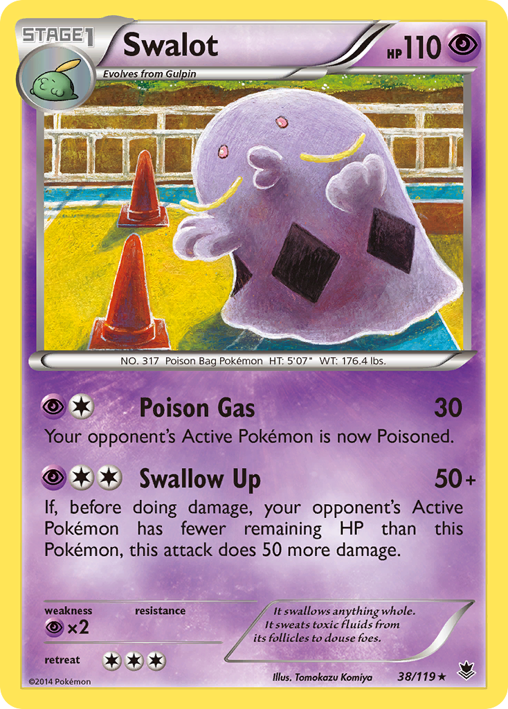 Swalot (38/119) [XY: Phantom Forces] | Gam3 Escape