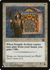 Temple Acolyte [The List Reprints] | Gam3 Escape