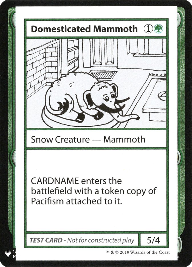 Domesticated Mammoth [Mystery Booster Playtest Cards] | Gam3 Escape