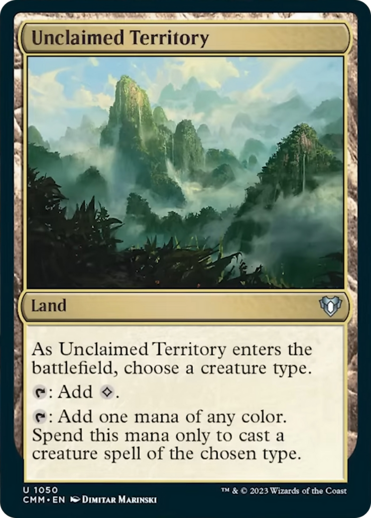 Unclaimed Territory [Commander Masters] | Gam3 Escape