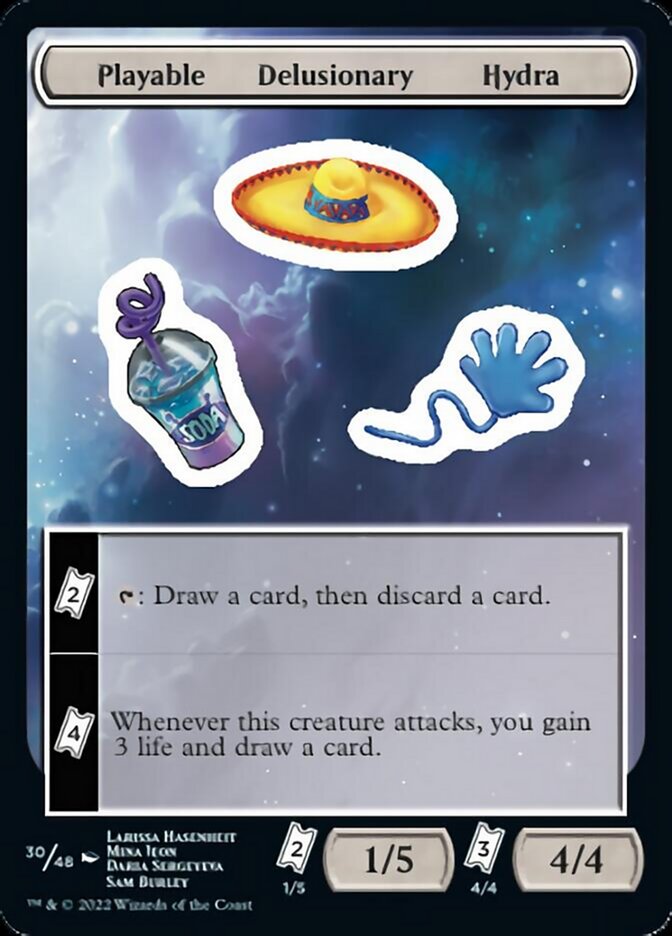 Playable Delusionary Hydra [Unfinity Stickers] | Gam3 Escape