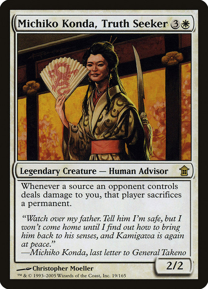 Michiko Konda, Truth Seeker [Saviors of Kamigawa] | Gam3 Escape