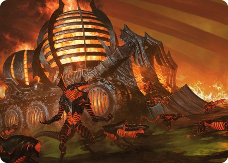 Urabrask's Forge Art Card [Phyrexia: All Will Be One Art Series] | Gam3 Escape