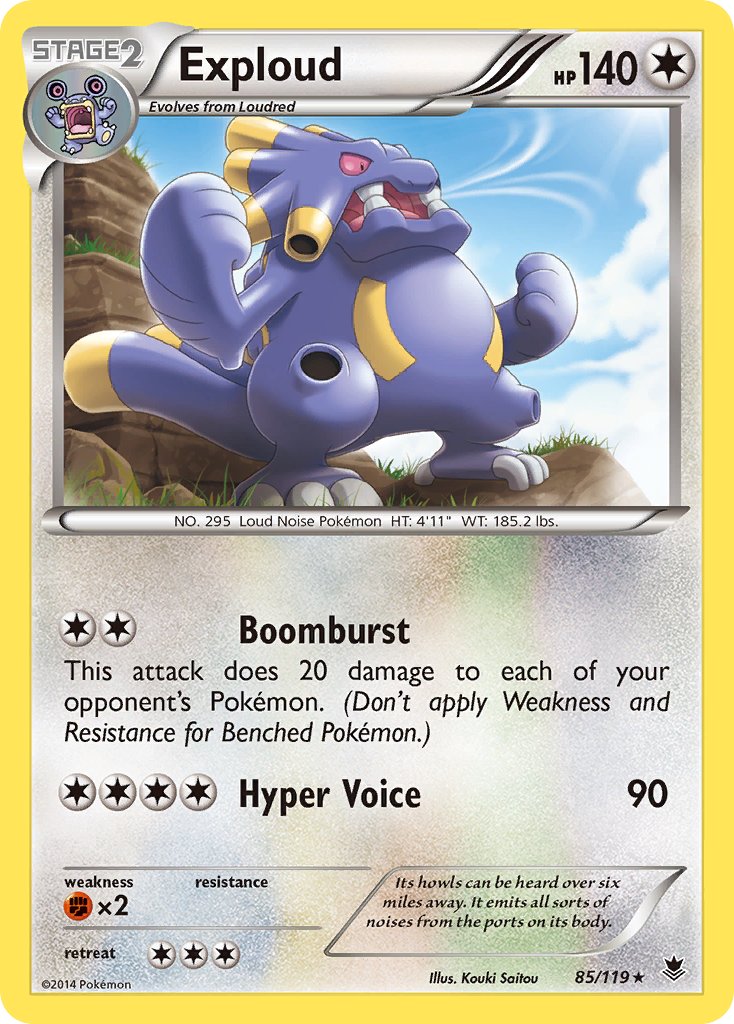 Exploud (85/119) [XY: Phantom Forces] | Gam3 Escape