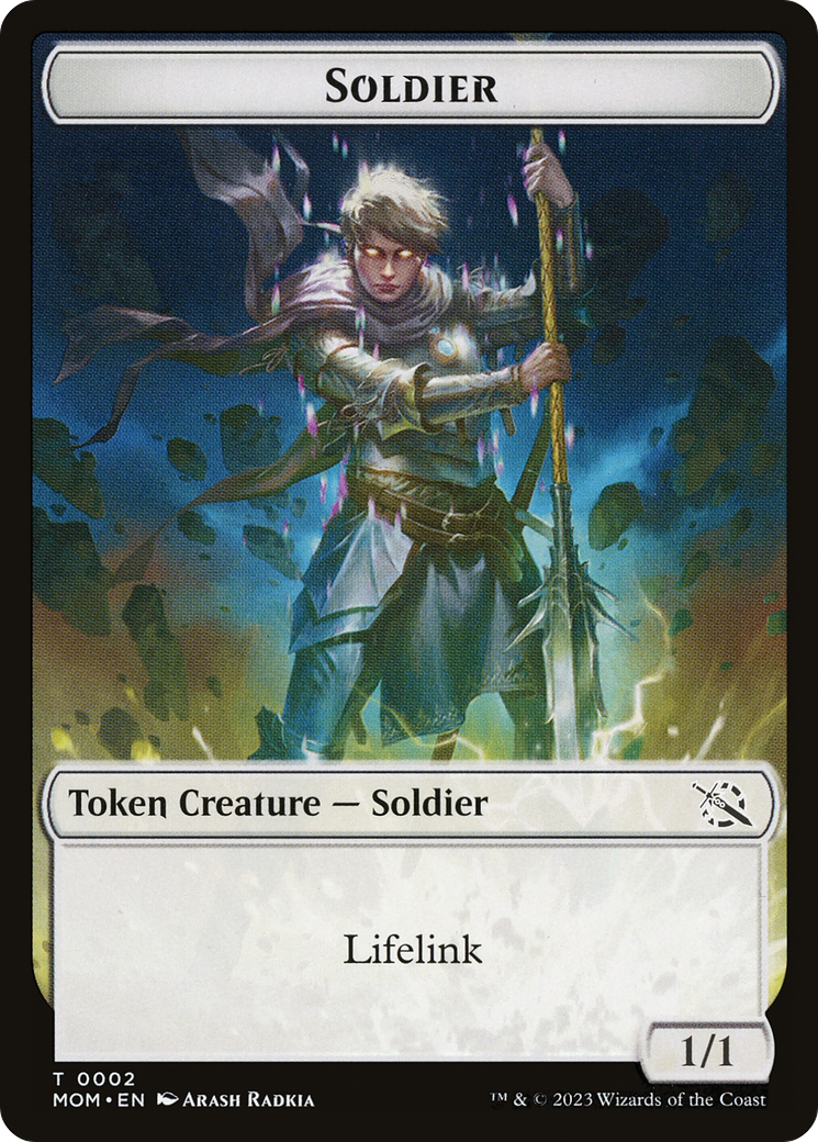 Soldier // Thopter Double-Sided Token [March of the Machine Tokens] | Gam3 Escape