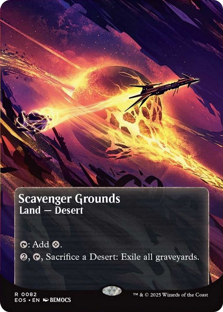 Scavenger Grounds (0082) (Borderless) [Edge of Eternities: Stellar Sights] | Gam3 Escape