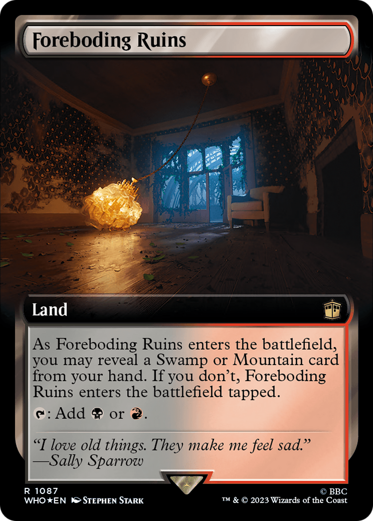 Foreboding Ruins (Extended Art) (Surge Foil) [Doctor Who] | Gam3 Escape