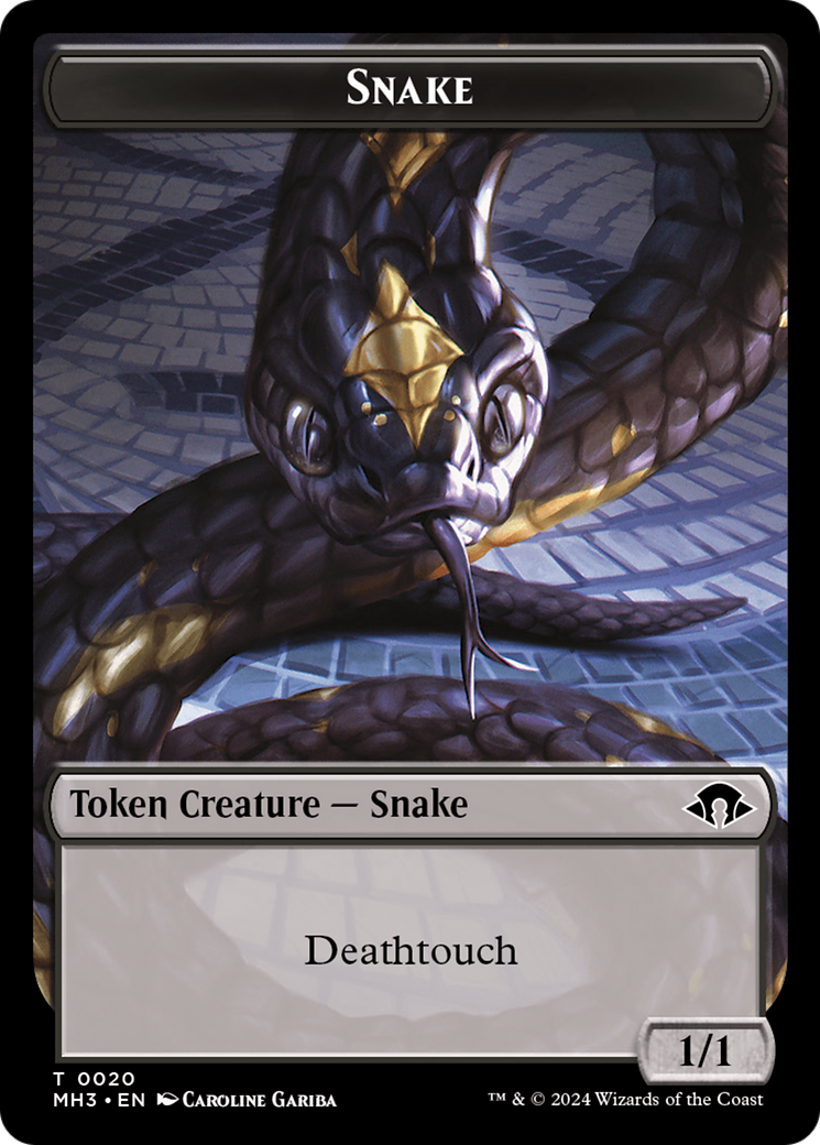 Snake Token [Modern Horizons 3 Tokens] | Gam3 Escape