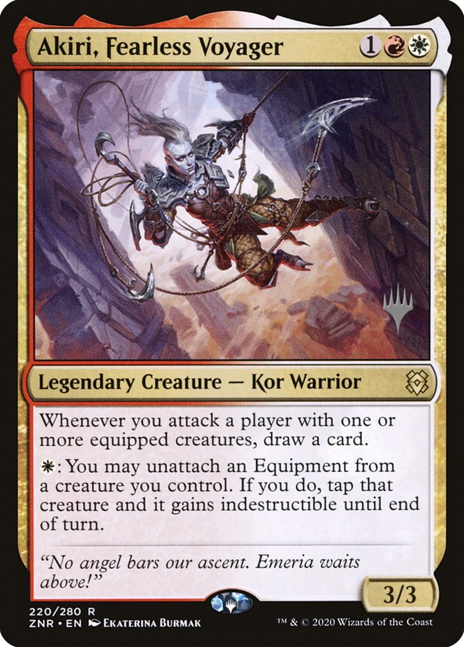 Akiri, Fearless Voyager (Promo Pack) [Zendikar Rising Promos] | Gam3 Escape