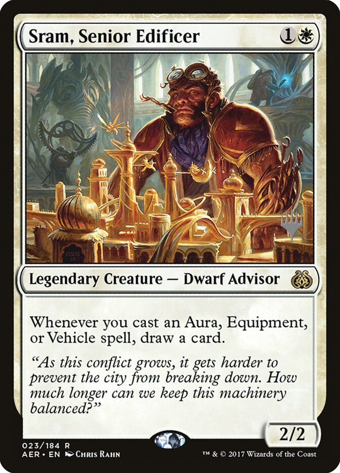 Sram, Senior Edificer [Aether Revolt Promos] | Gam3 Escape