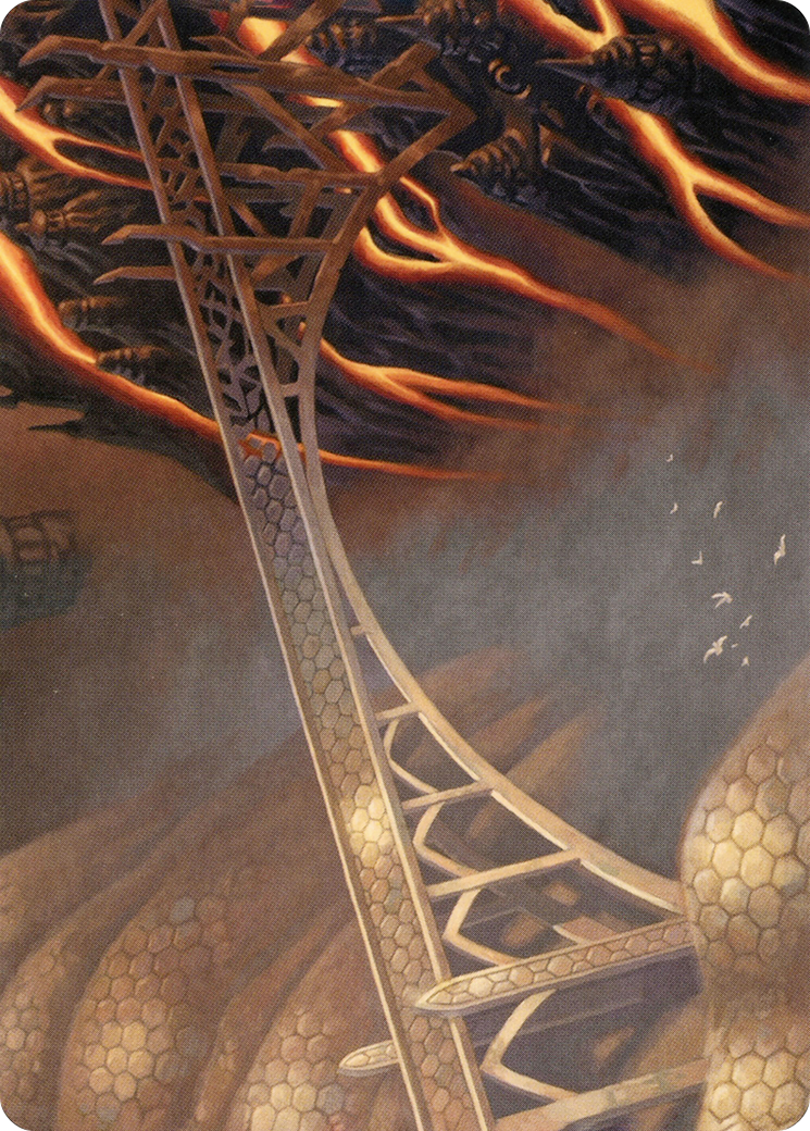 Rustvale Bridge Art Card [Modern Horizons 2 Art Series] | Gam3 Escape