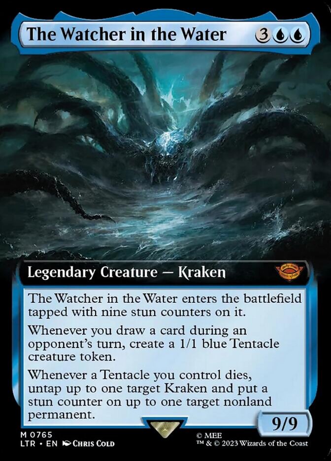 The Watcher in the Water (Extended Art) (Surge Foil) [The Lord of the Rings: Tales of Middle-Earth] | Gam3 Escape