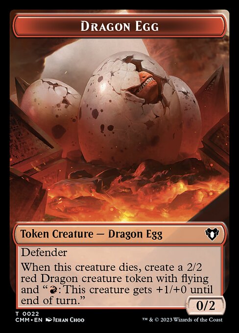 City's Blessing // Dragon Egg Double-Sided Token [Commander Masters Tokens] | Gam3 Escape