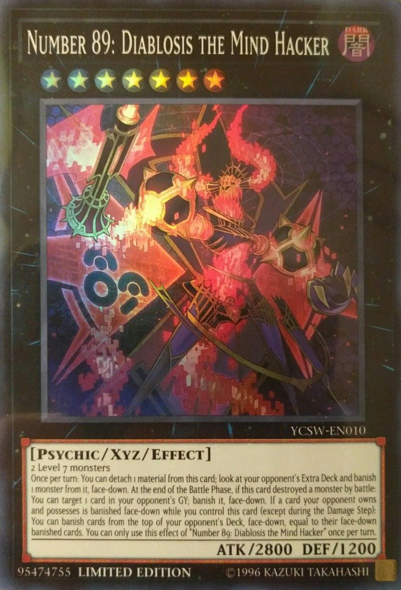 Number 89: Diablosis the Mind Hacker [YCSW-EN010] Super Rare | Gam3 Escape