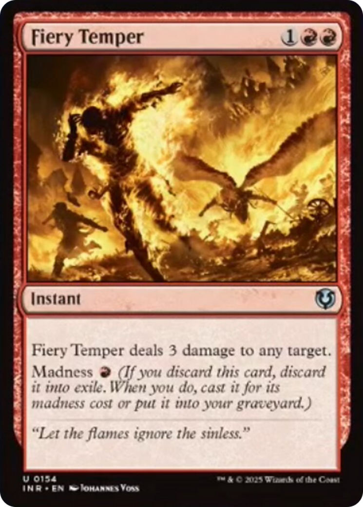 Fiery Temper [Innistrad Remastered] | Gam3 Escape