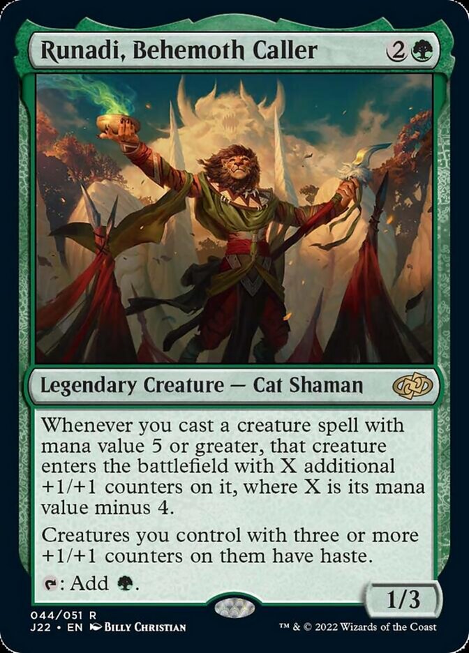 Runadi, Behemoth Caller [Jumpstart 2022] | Gam3 Escape