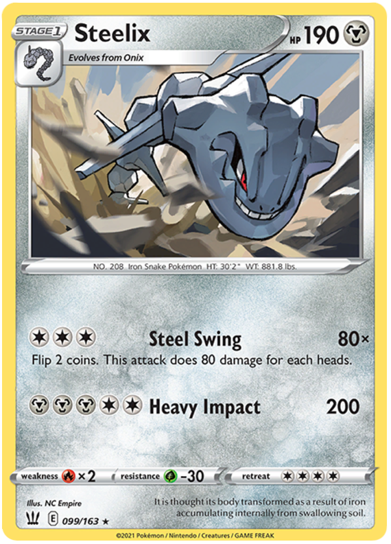 Steelix (099/163) [Sword & Shield: Battle Styles] | Gam3 Escape