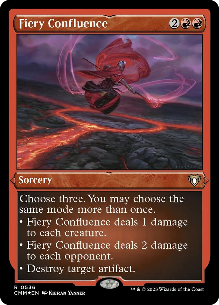 Fiery Confluence (Foil Etched) [Commander Masters] | Gam3 Escape