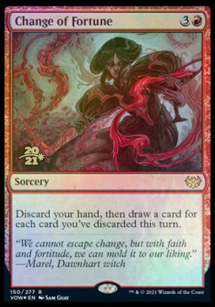 Change of Fortune [Innistrad: Crimson Vow Prerelease Promos] | Gam3 Escape