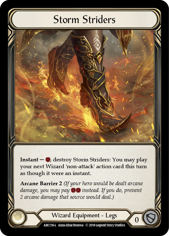 Storm Striders [ARC116-L] (Arcane Rising)  1st Edition Cold Foil | Gam3 Escape
