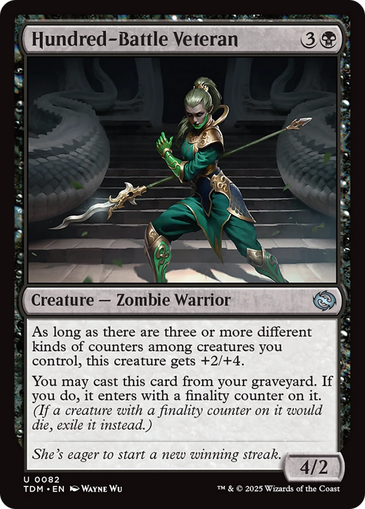 Hundred-Battle Veteran [Tarkir: Dragonstorm] | Gam3 Escape