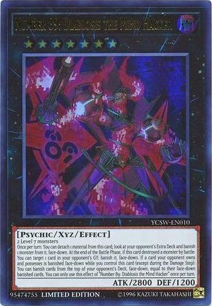 Number 89: Diablosis the Mind Hacker [YCSW-EN010] Ultra Rare | Gam3 Escape