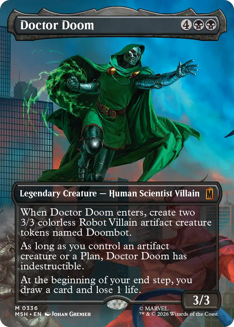 Doctor Doom (Borderless) (336) [Marvel Super Heroes] | Gam3 Escape