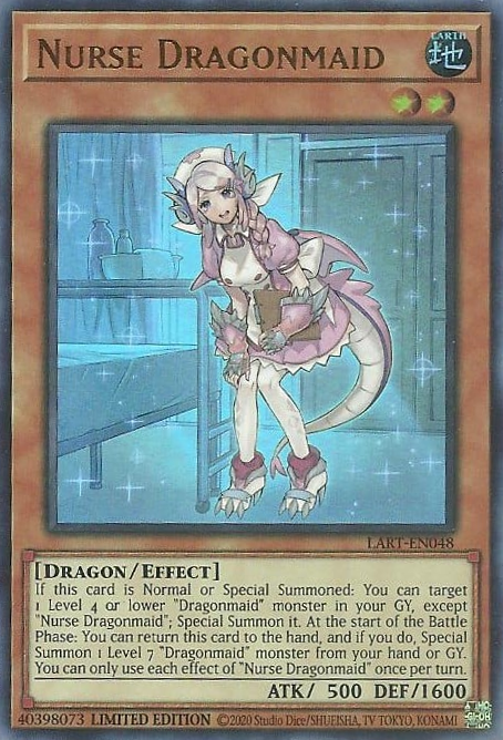 Nurse Dragonmaid [LART-EN048] Ultra Rare | Gam3 Escape