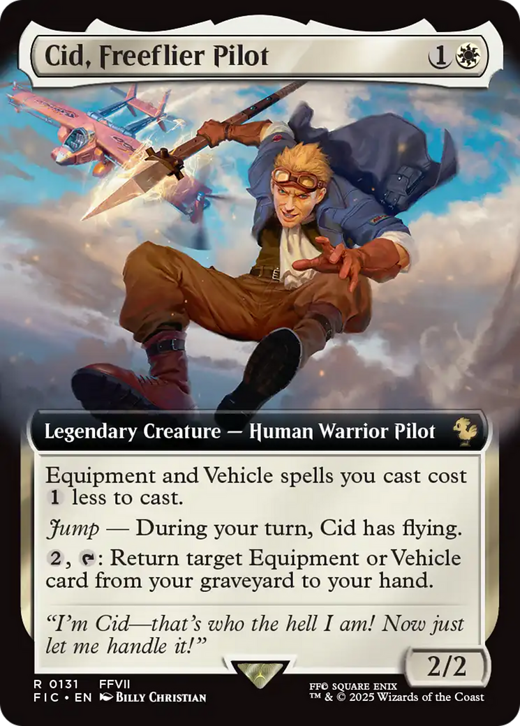 Cid, Freeflier Pilot (Extended Art) [FINAL FANTASY Commander] | Gam3 Escape