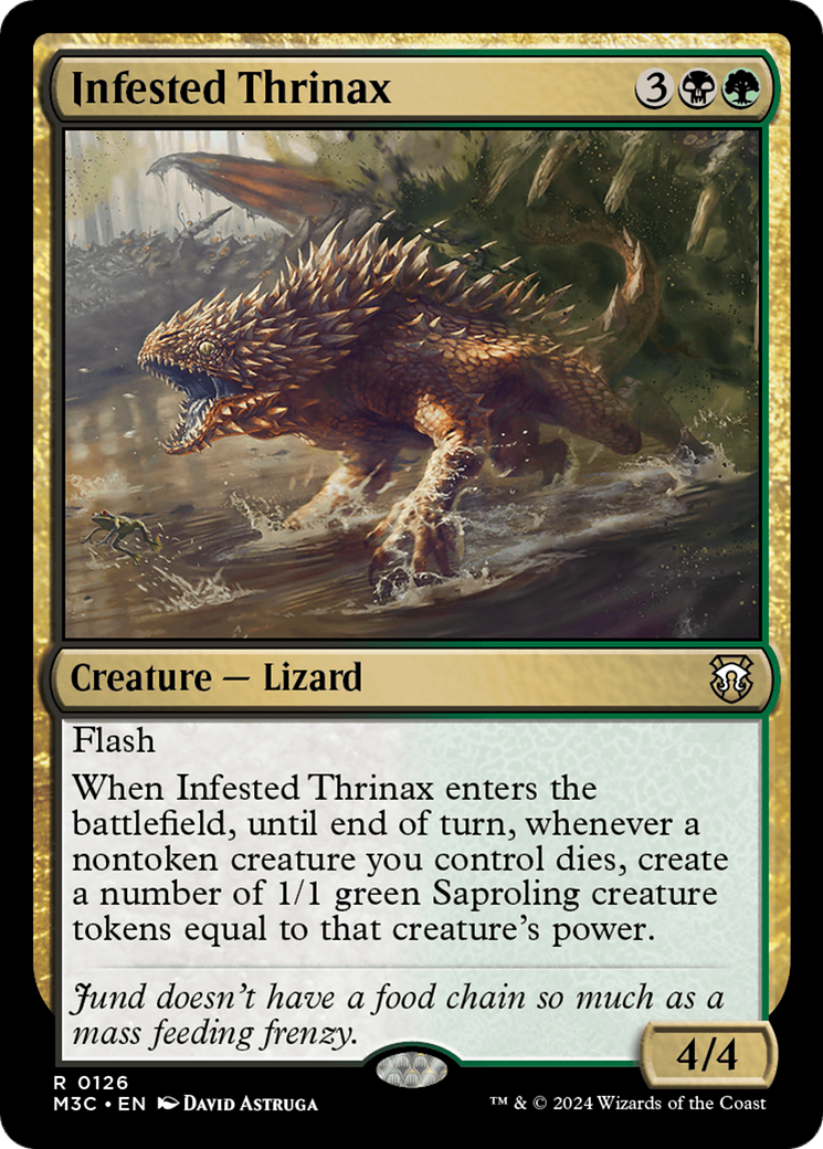 Infested Thrinax [Modern Horizons 3 Commander] | Gam3 Escape