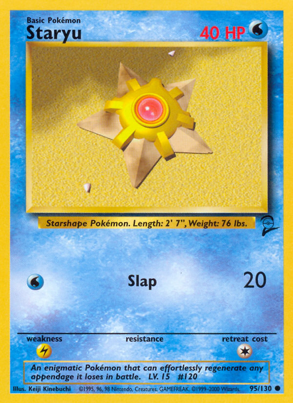 Staryu (95/130) [Base Set 2] | Gam3 Escape