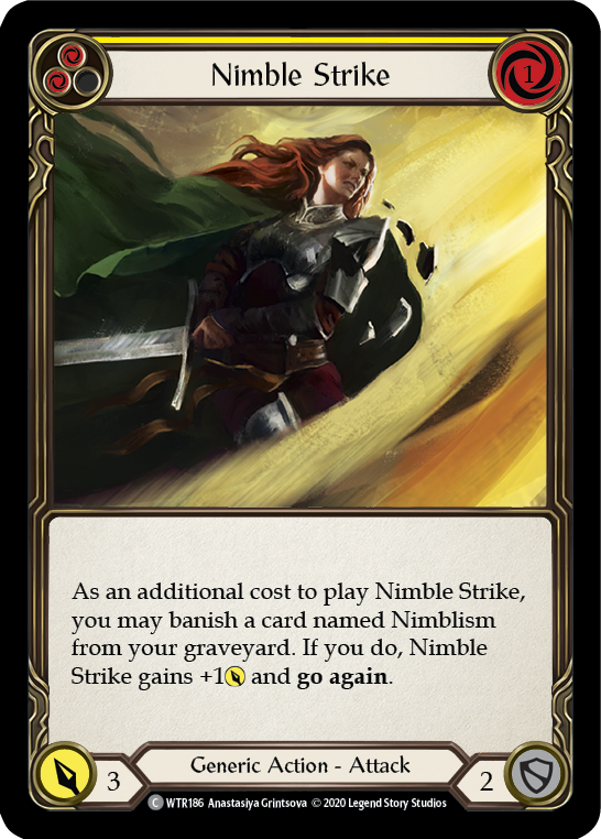 Nimble Strike (Yellow) [U-WTR186] (Welcome to Rathe Unlimited)  Unlimited Normal | Gam3 Escape