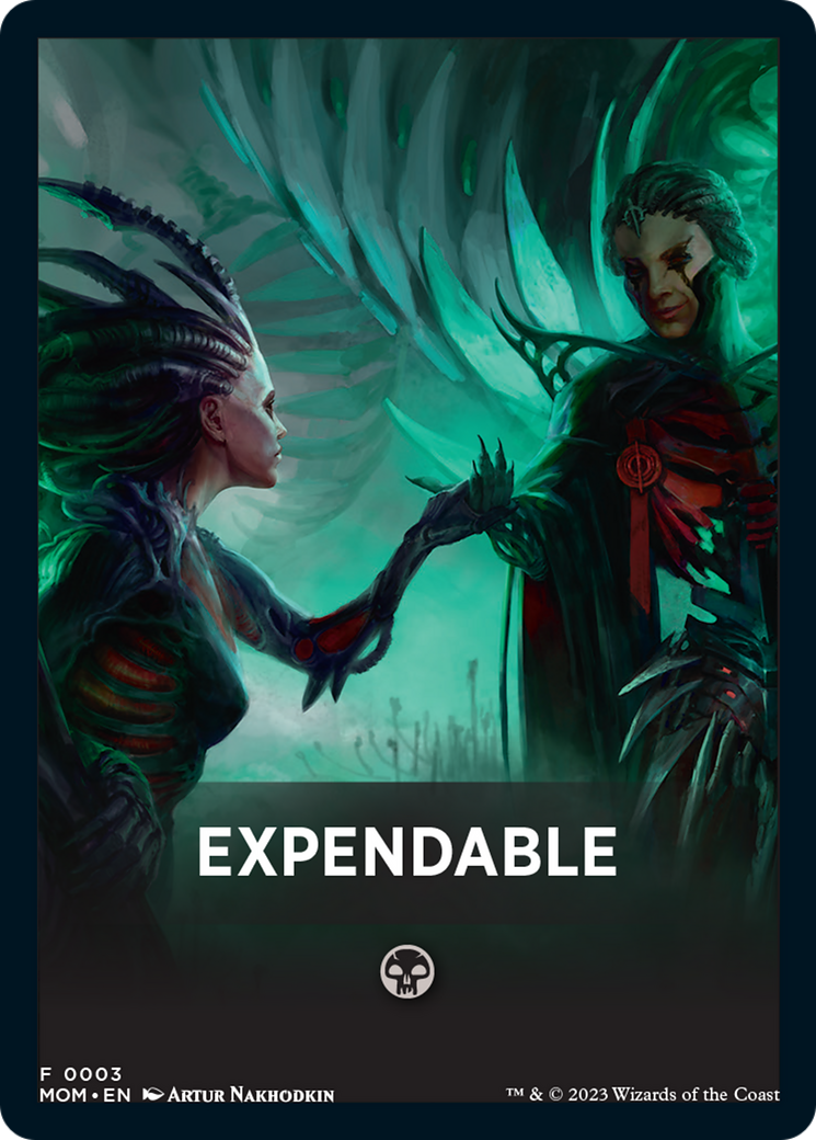 Expendable Theme Card [March of the Machine Tokens] | Gam3 Escape