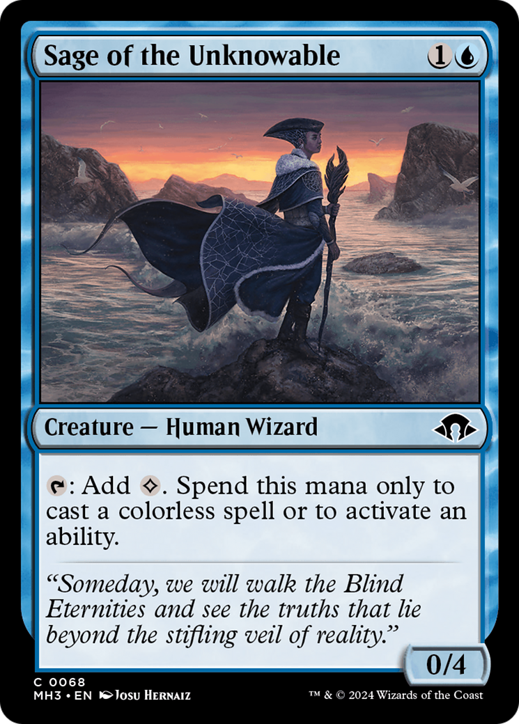 Sage of the Unknowable [Modern Horizons 3] | Gam3 Escape