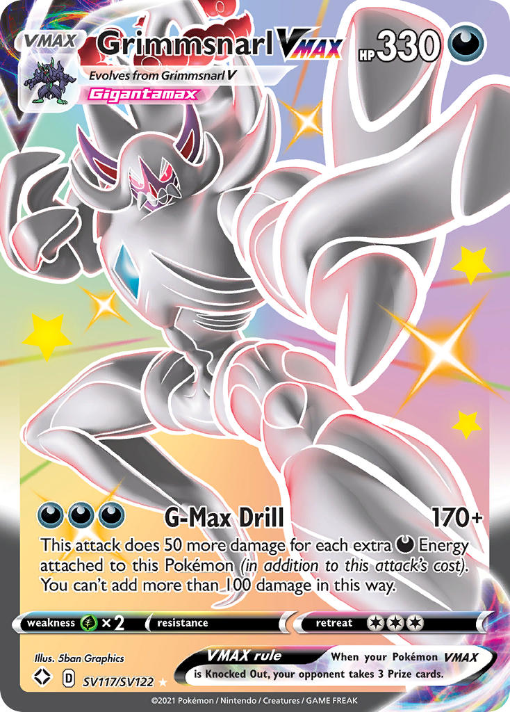 Grimmsnarl VMAX (SV117/SV122) [Sword & Shield: Shining Fates] | Gam3 Escape