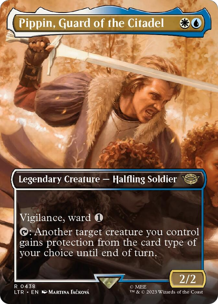 Pippin, Guard of the Citadel (Borderless Alternate Art) [The Lord of the Rings: Tales of Middle-Earth] | Gam3 Escape