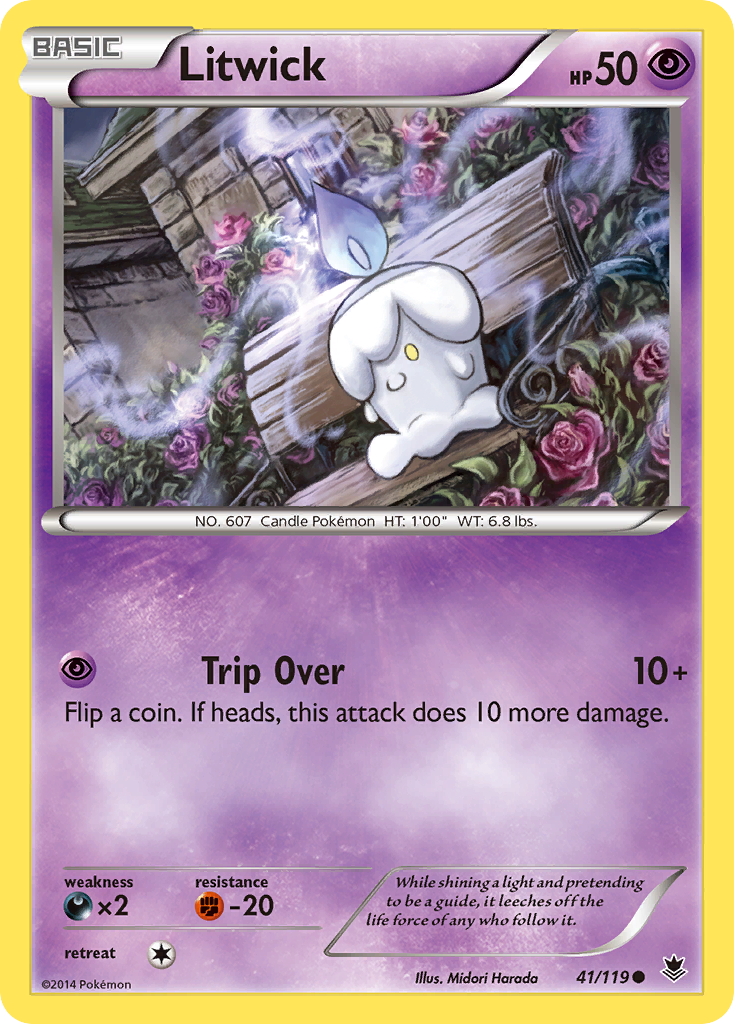 Litwick (41/119) [XY: Phantom Forces] | Gam3 Escape
