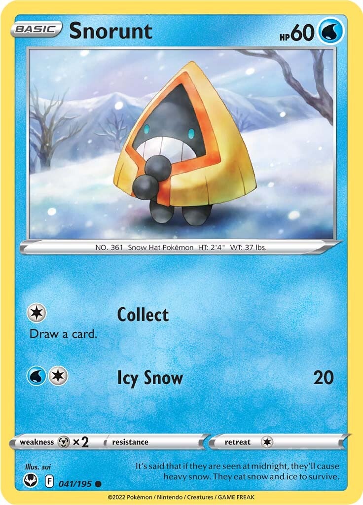 Snorunt (041/195) [Sword & Shield: Silver Tempest] | Gam3 Escape