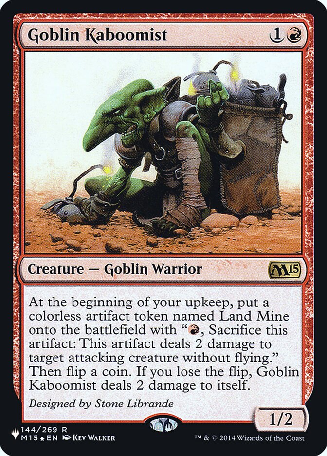 Goblin Kaboomist [Secret Lair: Heads I Win, Tails You Lose] | Gam3 Escape