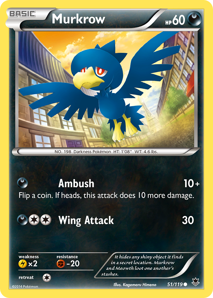 Murkrow (51/119) [XY: Phantom Forces] | Gam3 Escape