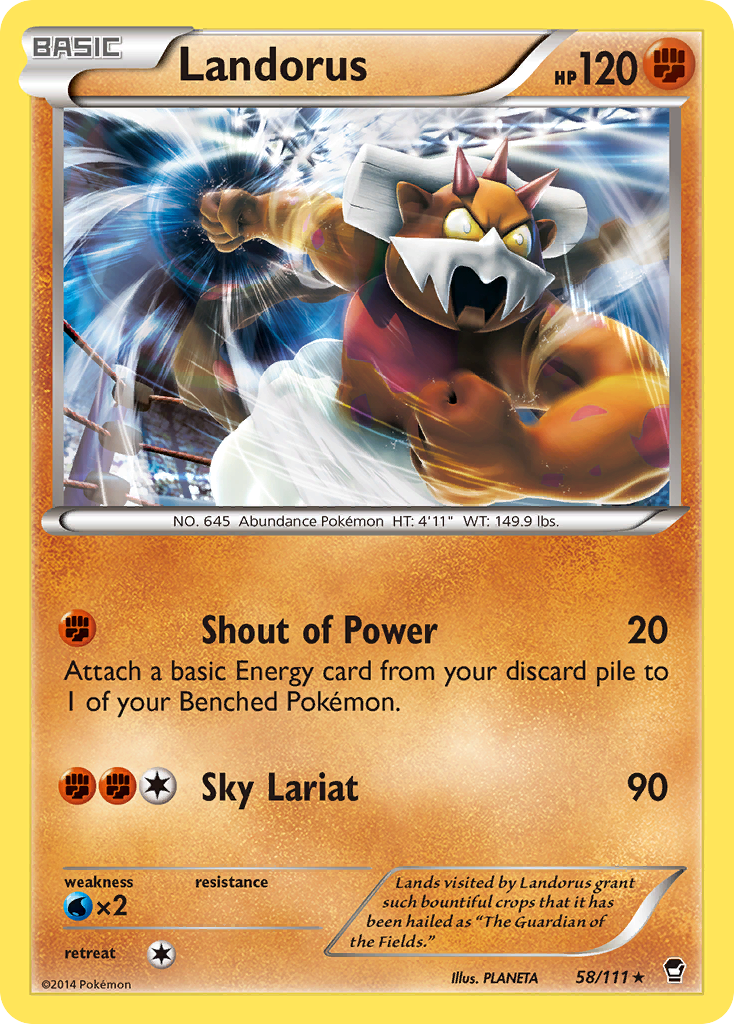 Landorus (58/111) [XY: Furious Fists] | Gam3 Escape