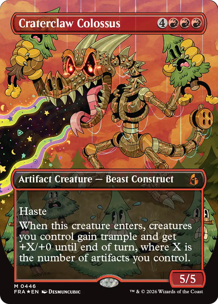 Craterclaw Colossus (Borderless) (0446) [Reality Fracture] | Gam3 Escape