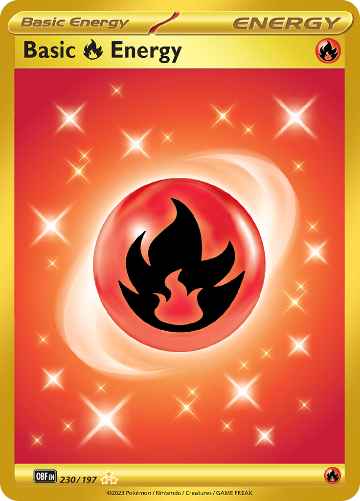 Basic Fire Energy (230/197) [Scarlet & Violet: Obsidian Flames] | Gam3 Escape